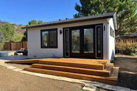 new build white accessory dwelling units in sacramento ca